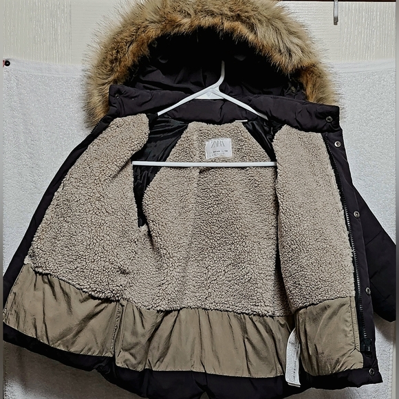 Zara Children's Puffer Jacket Coat - Picture 4 of 8